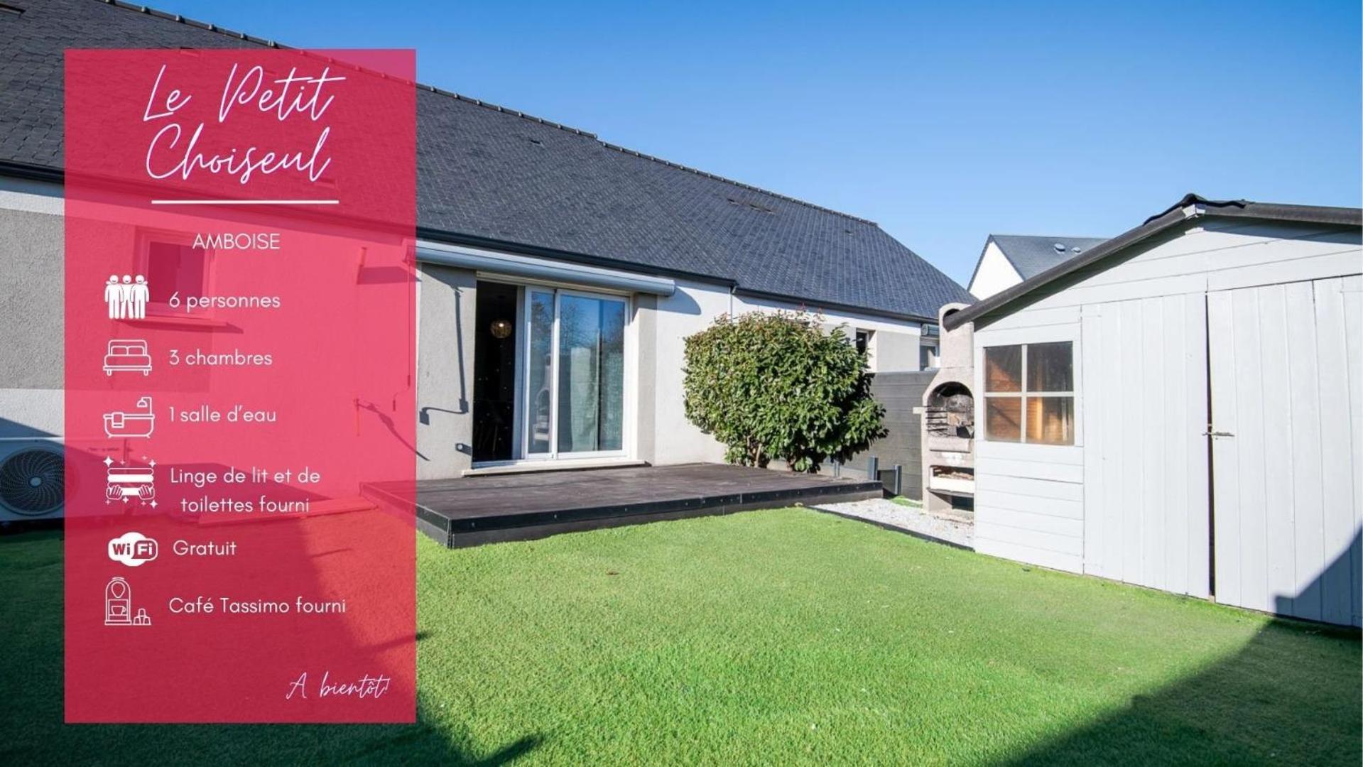 Le Petit Choiseul - Superb Bungalow Sleeps 6 Amboise Exteriér fotografie